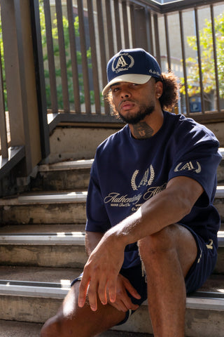 AUTHENTICITY AFFILIATION TEE - MIDNIGHT BLUE - On Lock Apparel XS TEES
