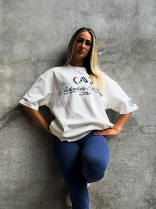 AUTHENTICITY AFFILIATION TEE - SOFT WHITE - On Lock Apparel XS TEES