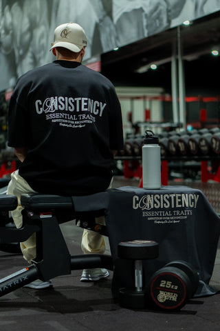 CONSISTENCY TEE - CHARCOAL - TEESOn Lock Apparel