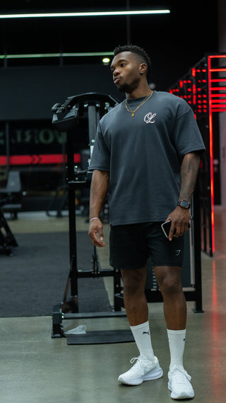 CONSISTENCY TEE - CHARCOAL - TEESOn Lock Apparel