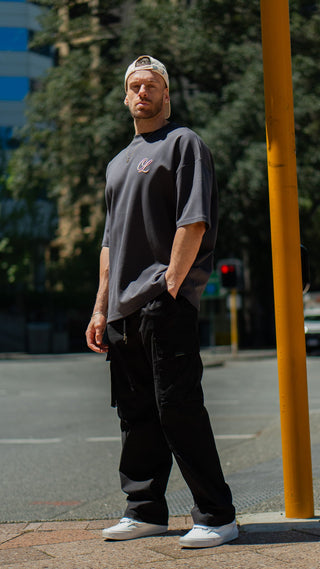 CONSISTENCY TEE - CHARCOAL - TEESOn Lock Apparel