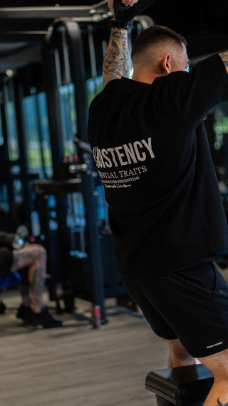 CONSISTENCY TEE - PITCH BLACK - TEESOn Lock Apparel