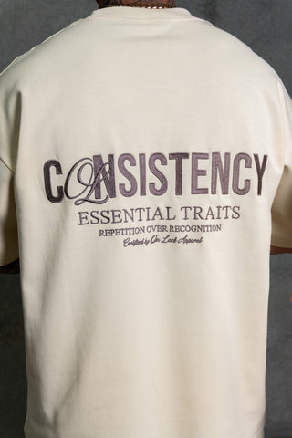 CONSISTENCY TEE - RICH VANILLA - TEESOn Lock Apparel