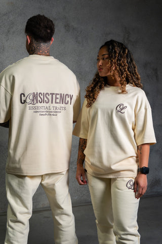 CONSISTENCY TEE - RICH VANILLA - TEESOn Lock Apparel