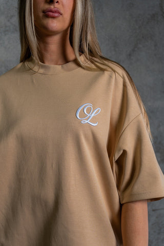CONSISTENCY TEE - TAN - TEESOn Lock Apparel
