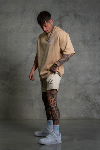 CONSISTENCY TEE - TAN - TEESOn Lock Apparel
