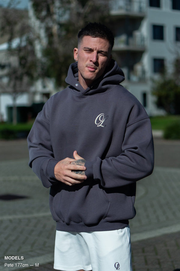 CONSISTENCY HOODIE - CHARCOAL
