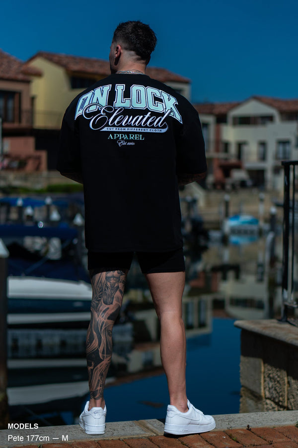 ELEVATED TEE - BLACK ft. TIFFANY