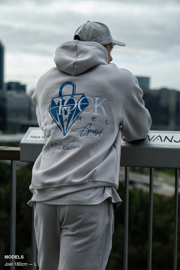 GRATEFUL HOODIE - ELUSION GREY