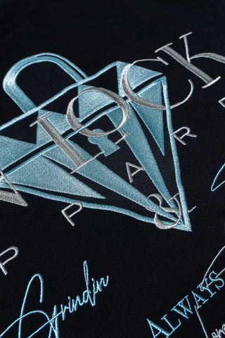GRATEFUL TEE - PITCH BLACK - TEESOn Lock Apparel