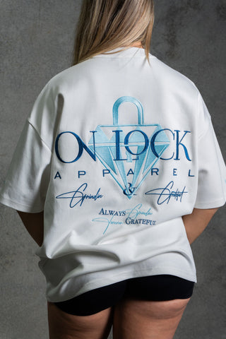 GRATEFUL TEE - SOFT WHITE - TEESOn Lock Apparel
