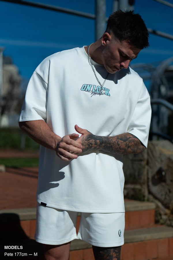MONOLITH TEE - SOFT WHITE FT. TIFFANY