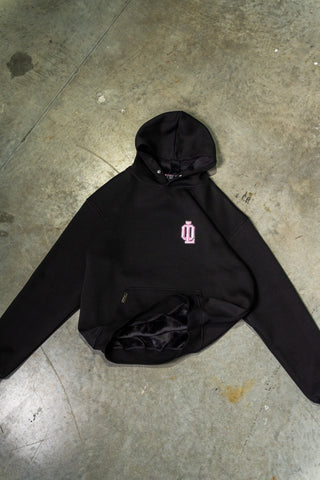 OL SERIES HOODIE - PITCH BLACK FT. PINK - HOODIESOn Lock Apparel