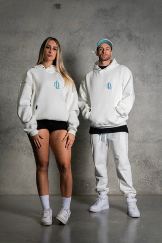 OL SERIES HOODIE - SOFT WHITE - On Lock Apparel XS HOODIES