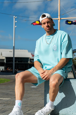 OL SERIES TEE - ARCTIC BLUE - On Lock Apparel XS TEES