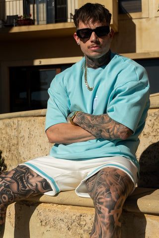 OL SERIES TEE - ARCTIC BLUE - On Lock Apparel XS TEES