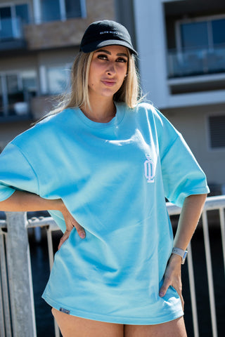OL SERIES TEE - ARCTIC BLUE - On Lock Apparel XS TEES