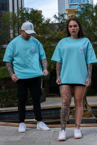 OL SERIES TEE - ARCTIC BLUE - On Lock Apparel XS TEES