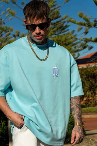 OL SERIES TEE - ARCTIC BLUE - On Lock Apparel XS TEES