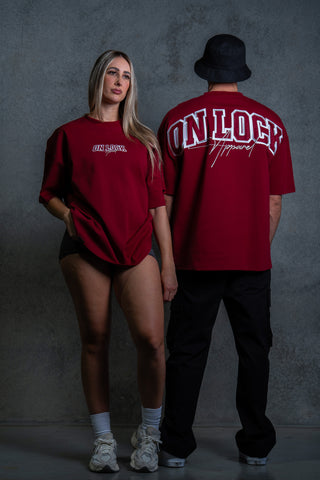 MONOLITH TEE - BLOOD RED