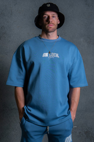MONOLITH TEE - CERULEAN BLUE