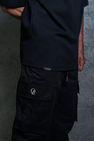 BELIEVE TEE - BLACK FT. BLUE