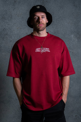 MONOLITH TEE - BLOOD RED