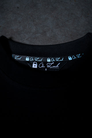 BELIEVE TEE - BLACK FT. BLUE