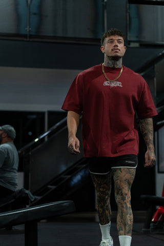 MONOLITH TEE - BLOOD RED