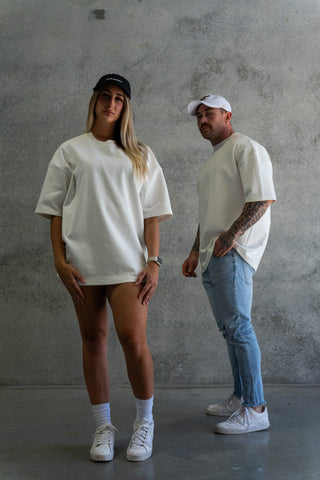 SIMPLICITY TEE - SOFT WHITE