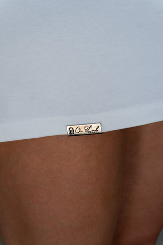 SIMPLICITY TEE - SOFT WHITE