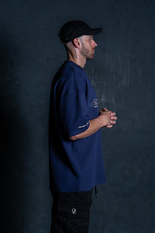 AUTHENTICITY AFFILIATION TEE - MIDNIGHT BLUE