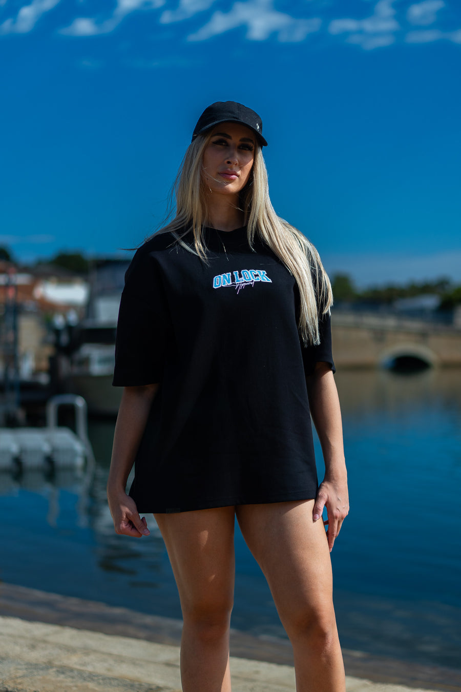 MONOLITH TEE - BLACK FT. BLUE