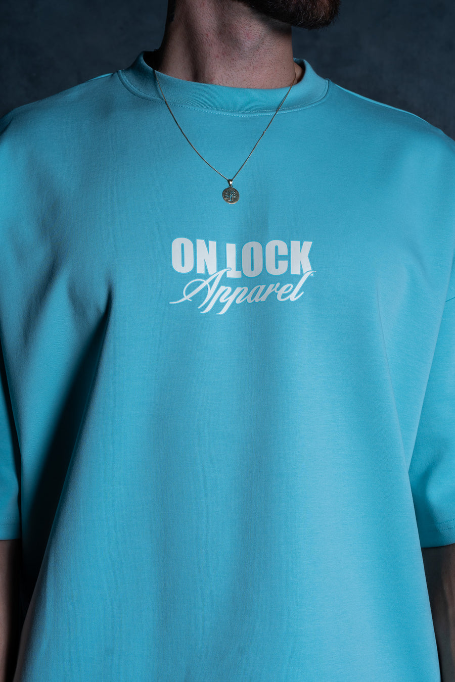 EVOLVE TEE - PISTACHIO BLUE