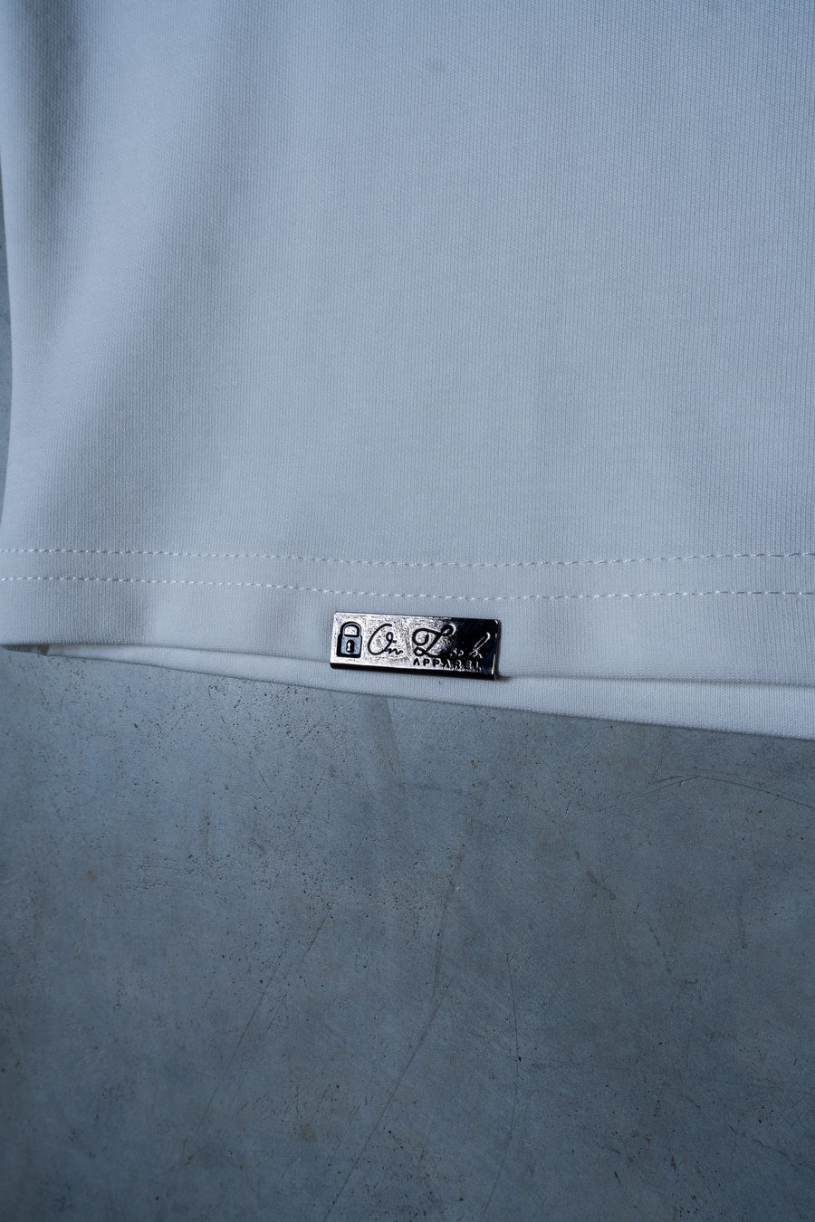 SUPREME TEE - SOFT WHITE EMBOSSED