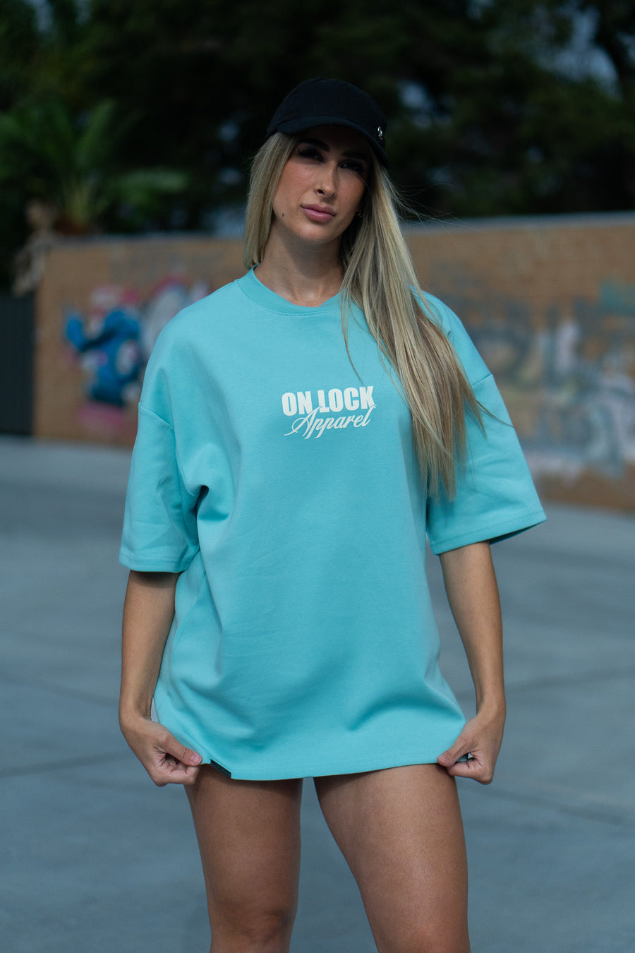 EVOLVE TEE - PISTACHIO BLUE