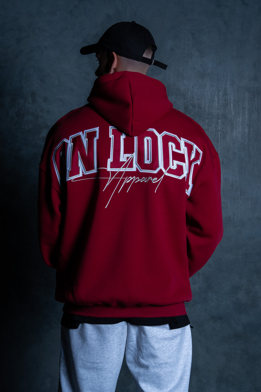 MONOLITH HOODIE - BLOOD RED