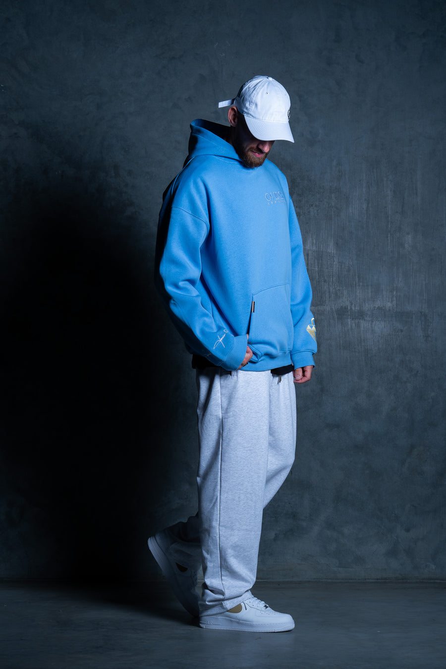 GRATEFUL HOODIE - SKY BLUE