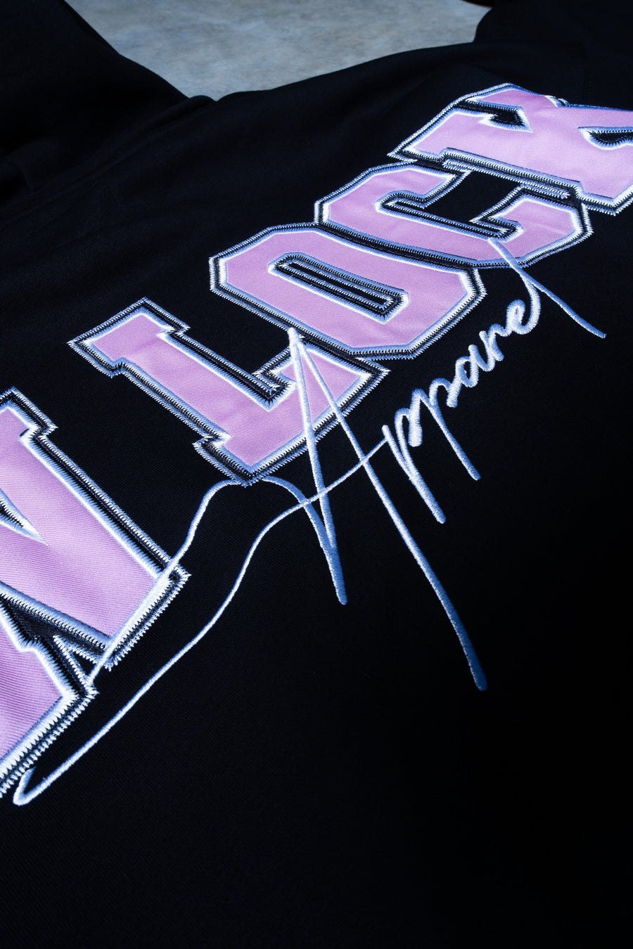 MONOLITH HOODIE - BLACK FT. PINK