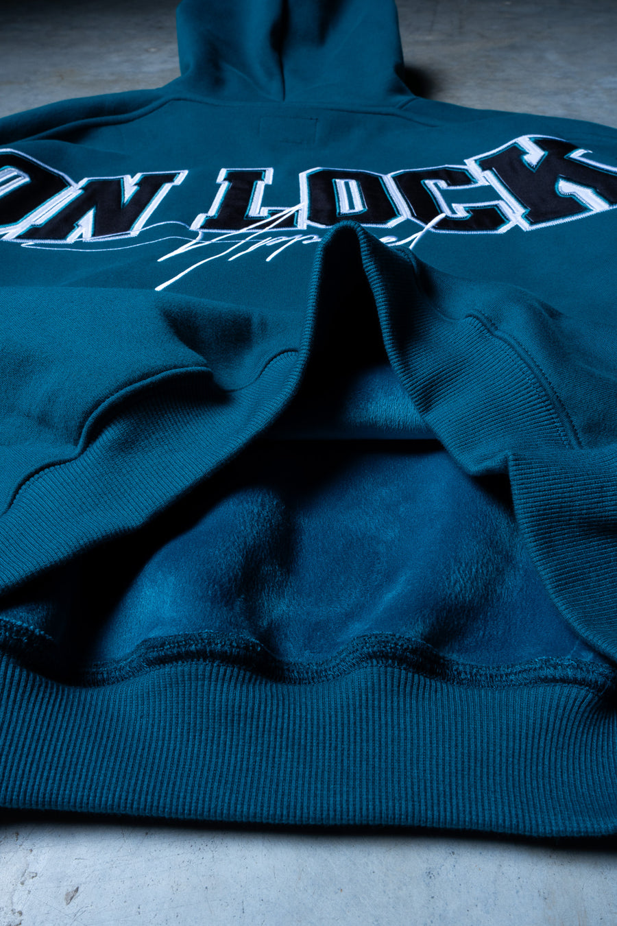MONOLITH HOODIE - DEEP TEAL