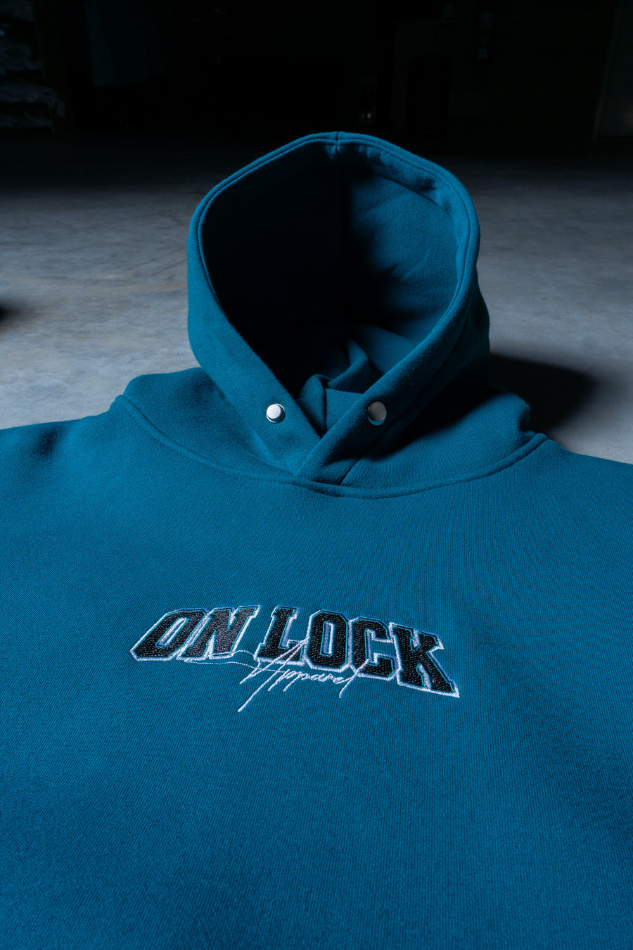 MONOLITH HOODIE - DEEP TEAL
