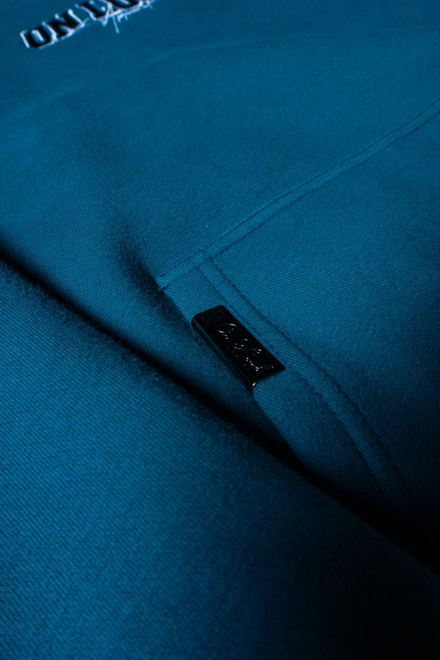 MONOLITH HOODIE - DEEP TEAL