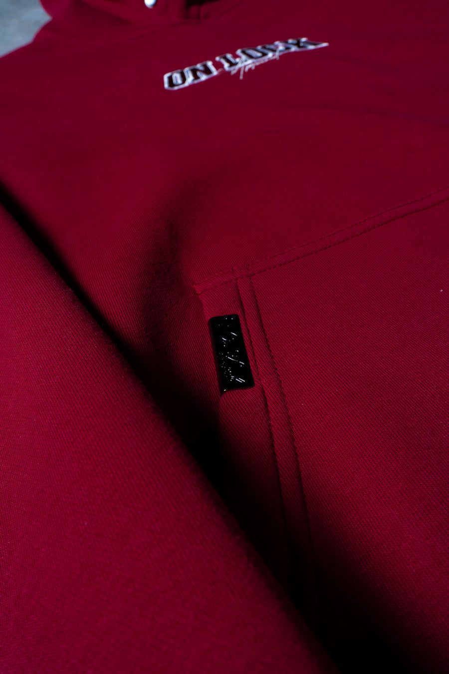 MONOLITH HOODIE - BLOOD RED