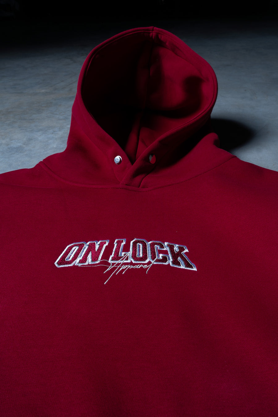 MONOLITH HOODIE - BLOOD RED
