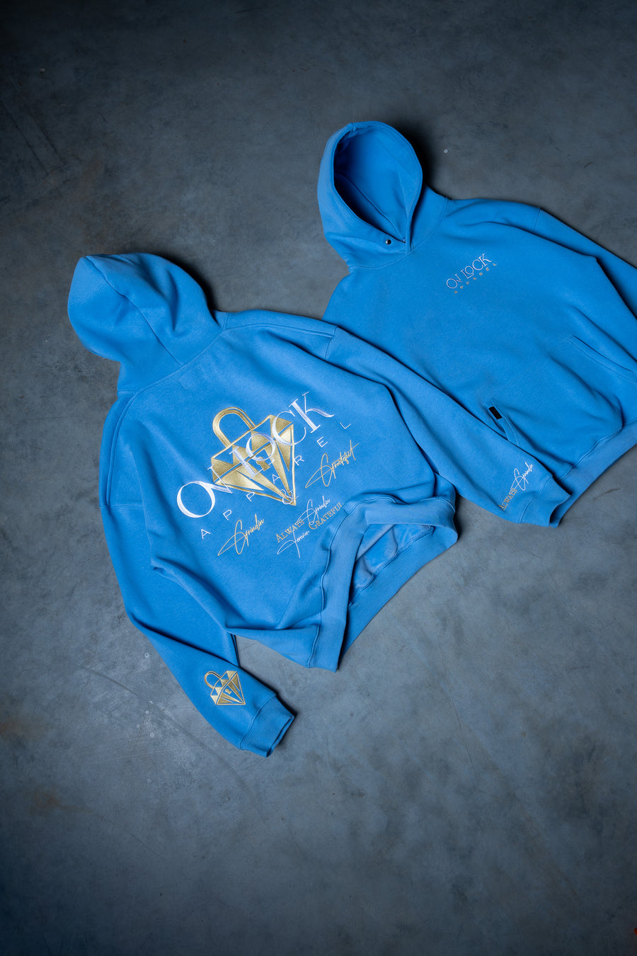 GRATEFUL HOODIE - SKY BLUE