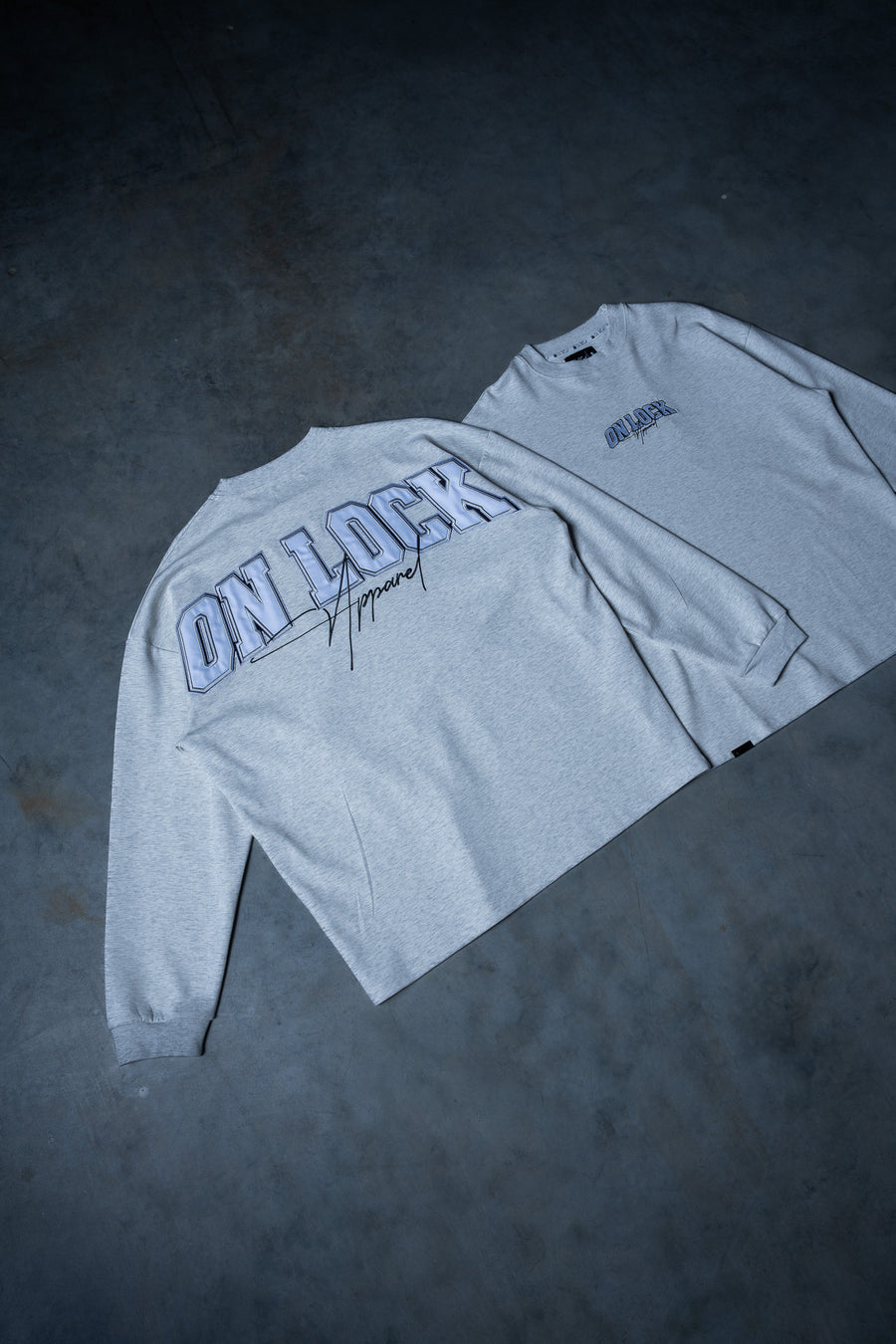 MONOLITH L/S TEE - MARLE GREY