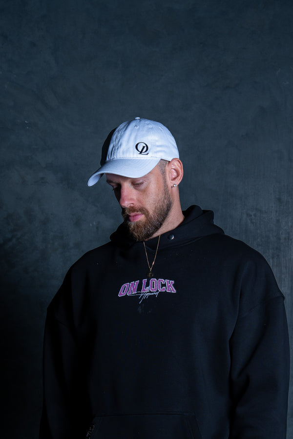 INITIAL STRAP BACK - WHITE