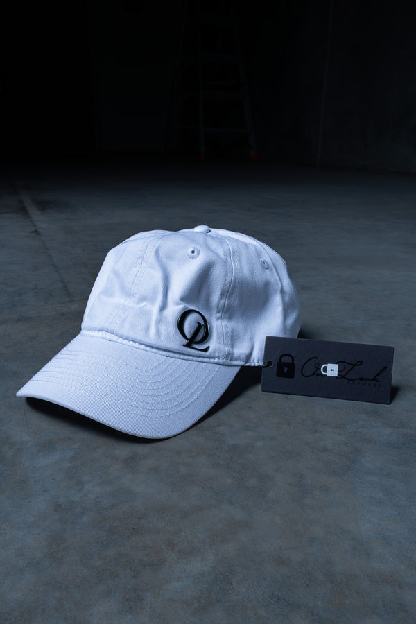 INITIAL STRAP BACK - WHITE