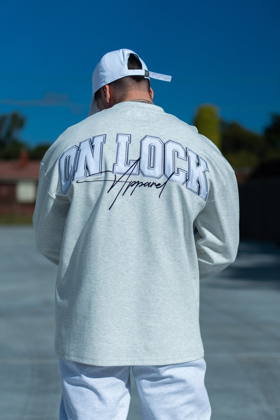 MONOLITH L/S TEE - MARLE GREY
