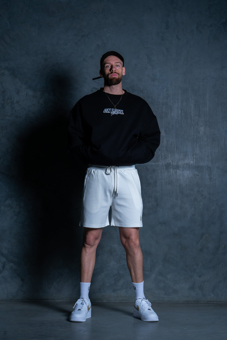 INITIAL SHORTS - SOFT WHITE